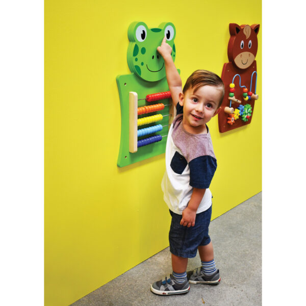 Frog Activity Wall Panel - Toddler Activity Center