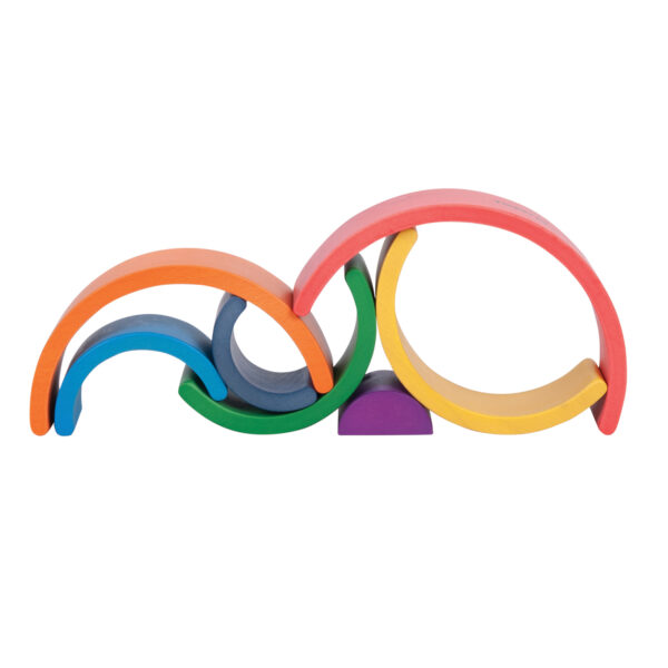 Wooden Rainbow Architect Arches - Set of 7