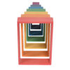 Wooden Rainbow Architect Rectangles - Set of 7