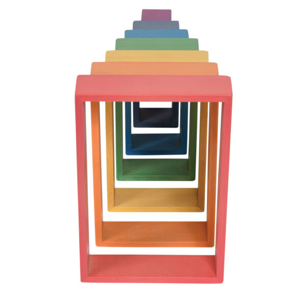 Wooden Rainbow Architect Rectangles - Set of 7