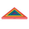 Wooden Rainbow Architect Triangles - Set of 7