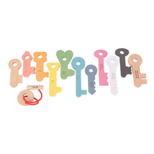 Rainbow Wooden Keys - Set of 11