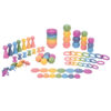 Rainbow Wooden Super Set - Set of 84 - 12 Different Shapes in 7 Colors