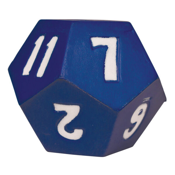 12-Sided Die - Demonstration Size - Pack of 3