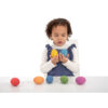 Rainbow Wooden Eggs - Set of 7 Colors