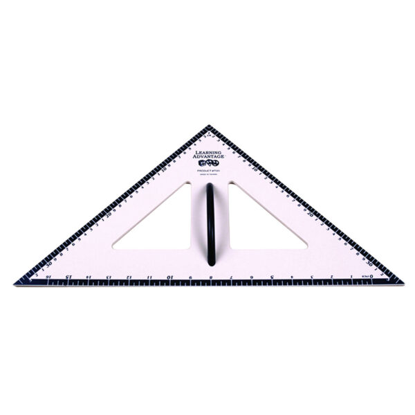 Dry Erase Magnetic Triangle - 45-45-90 Degrees, Pack of 2