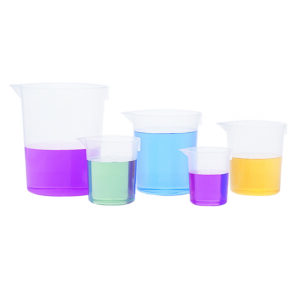 Economy Beakers, 5 Per Set, 3 Sets