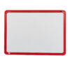 Plastic Framed Metal Whiteboards - Four Colors - Set of 4