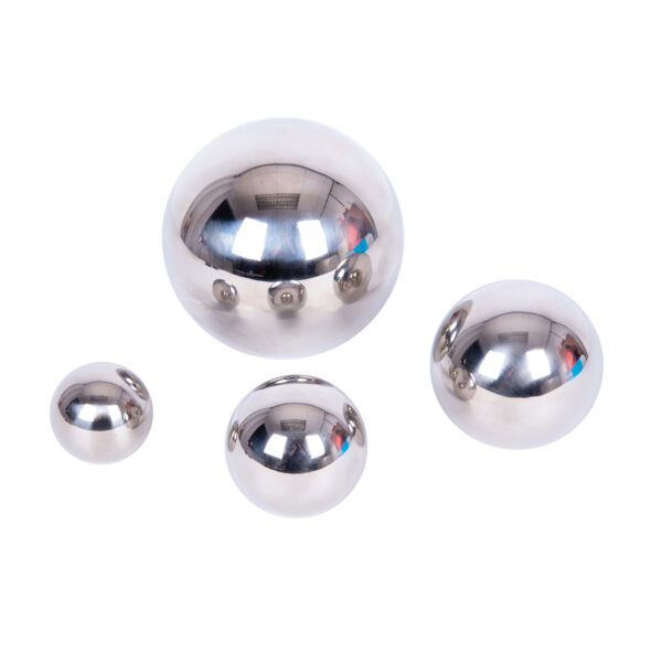 Sensory Reflective Balls - Silver - Set of 4