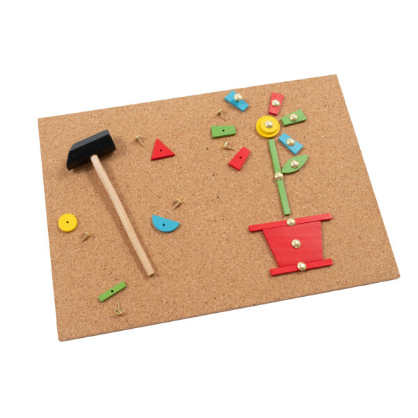 Tack A Tile - Wooden Hammer Toy