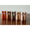 Peg People of the World Wooden People - Set of 10 - Ages 12m+