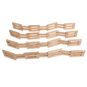 Wooden Fences - Set of 4