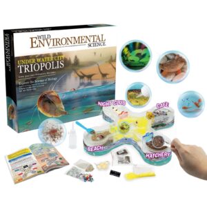 Under Water City Triopolis - Science Kit for Ages 8+ - Hatch Triassic Dinosaur Living Fossils - Eggs and Tank Included