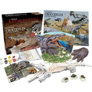 Extreme Crocodiles of the World - For Ages 6+ - Create and Customize Models and Dioramas - Study the Most Extreme Animals