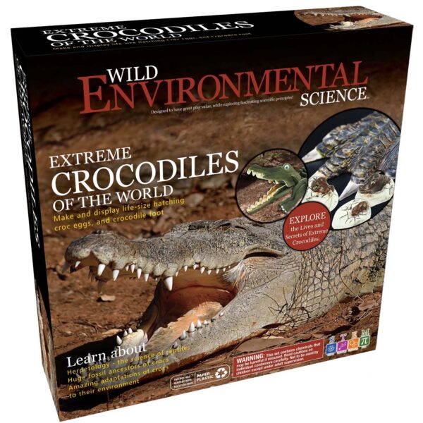 Extreme Crocodiles of the World - For Ages 6+ - Create and Customize Models and Dioramas - Study the Most Extreme Animals