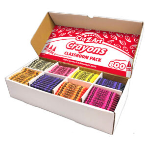 Crayon Class Pack, 8 Color, 400 Count Box