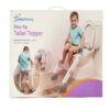 Dreambaby Step-Up Toilet Topper, Gray-White