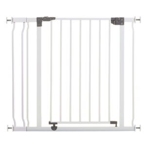 Liberty 29.5-36.5in Auto Close Metal Baby Safety Gate - White