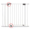 Liberty 29.5-36.5in Auto Close Metal Baby Safety Gate - White