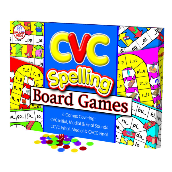 CVC Spelling Board Game