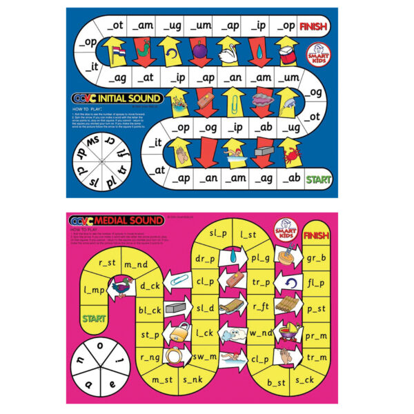 CVC Spelling Board Game