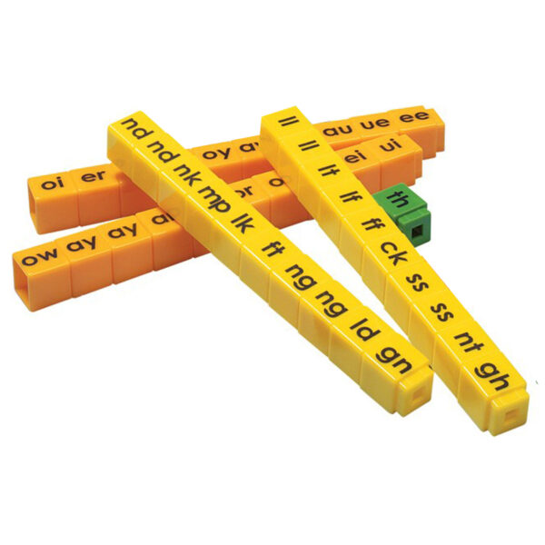 Unifix Letter Cubes, Blends, Set of 90