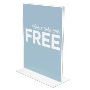 Classic Image Stand-Up Sign Holder, Portrait