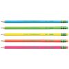 Premium Neon Wood No. 2 Pencils with Eraser, 10 Per Pack, 6 Packs