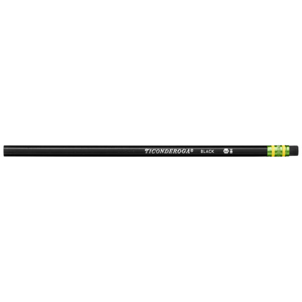 Wood-Cased Pencils, Black, 12 Per Pack, 3 Packs