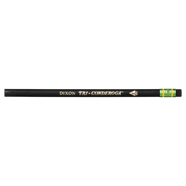 Tri-Conderoga 3-Sided Pencils with Sharpener, 12 Per Pack, 2 Packs