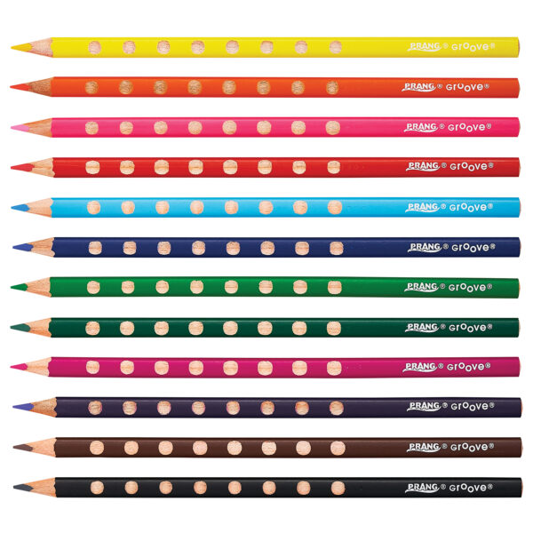 Groove Slim 3.3mm Colored Pencils, 144 Per Pack