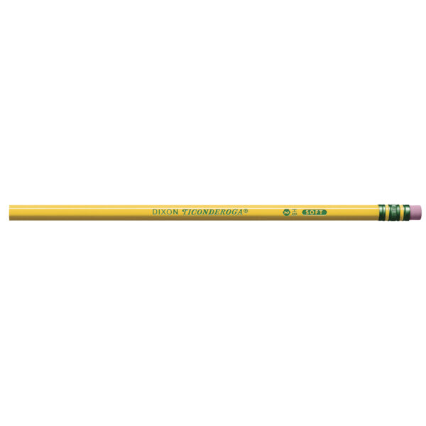 Original Ticonderoga Pencils, No. 2 Soft, Unsharpened, Box of 72