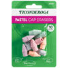 Pastel Cap Eraser, 10 Per Pack, 24 Packs