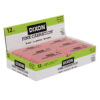 Pink Carnation Erasers, Medium, 2-5-16 x 13-16 x 7-17, 12 Per Pack, 3 Packs