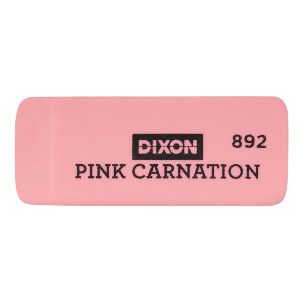 Pink Carnation Erasers, Small, 2 x 3-4 x 7-16, Pack of 36