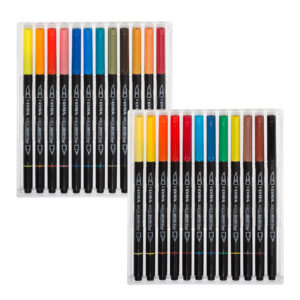 Aqua Brush Duo Art Markers, 24 Colors