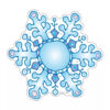 Snowflakes Cut-Outs by DJ Inkers, 36 Per Pack, 3 Packs