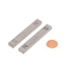 Alnico Bar Magnets, 3", N-S Stamped, Pack of 2