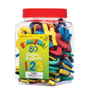 Foam Fun! Number Magnets, 80 Per Pack