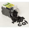 Foam Fun! Lowercase Black Magnetic Letters, 108 Pieces