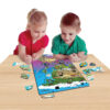 Animal Magnetism Magnetic Wildlife Map Puzzle Bundle, Set of 3