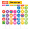 Giant Magnetic Calendar Set, 94 Pieces