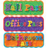 Magnetic Hall Passes, 3 Per Set, 2 Sets