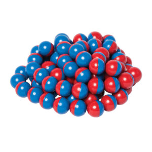 North-South Magnet Marbles (Red-Blue), Set of 100