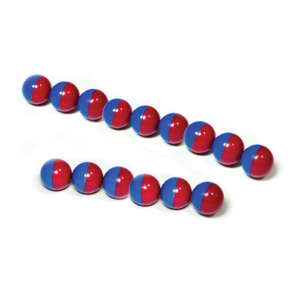 North-South Magnet Marbles (Red-Blue), Set of 100