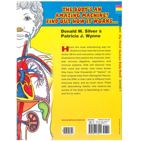 My First Human Body Coloring Book, Pack of 6