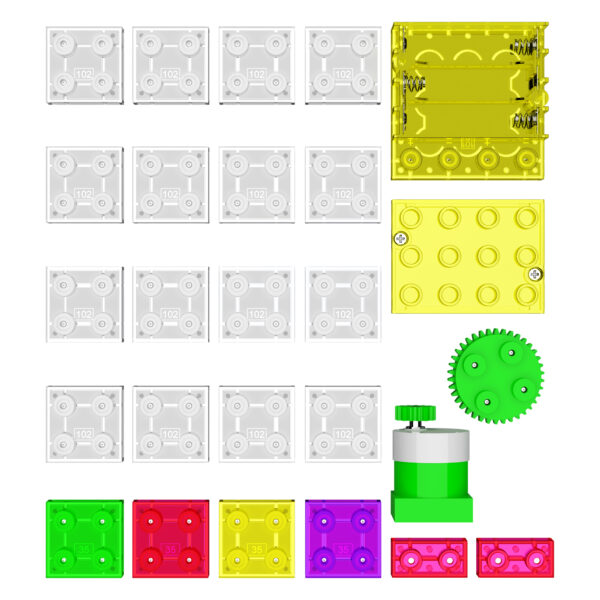 Circuit Blox Single Student Set, Lights 'N Motion Geared Motor