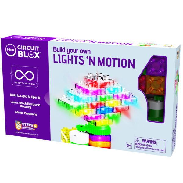 Circuit Blox Single Student Set, Lights 'N Motion Geared Motor