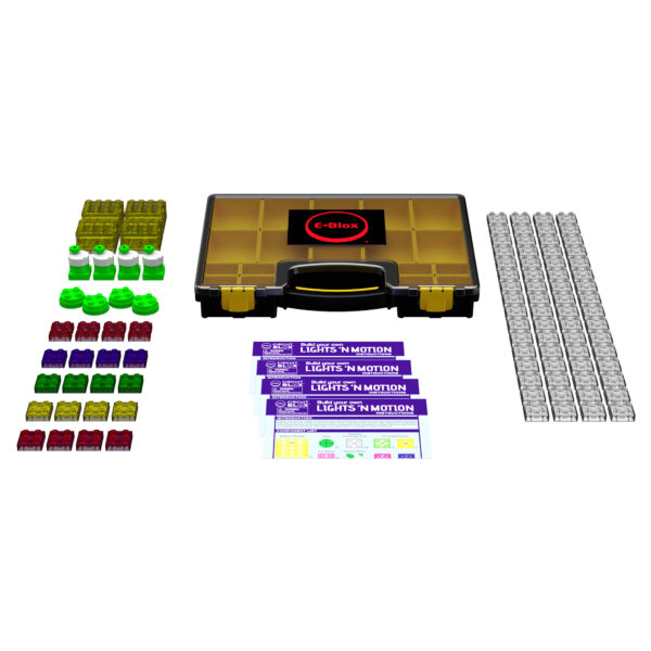 Circuit Blox Lights 'N Motion Geared Motor Multi-Student Class Set