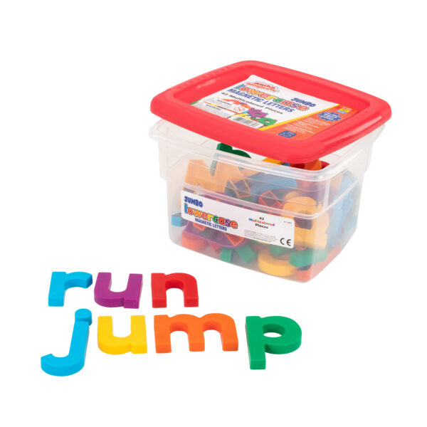 AlphaMagnets Jumbo Lowercase, Multi-Colored, 42 Pieces